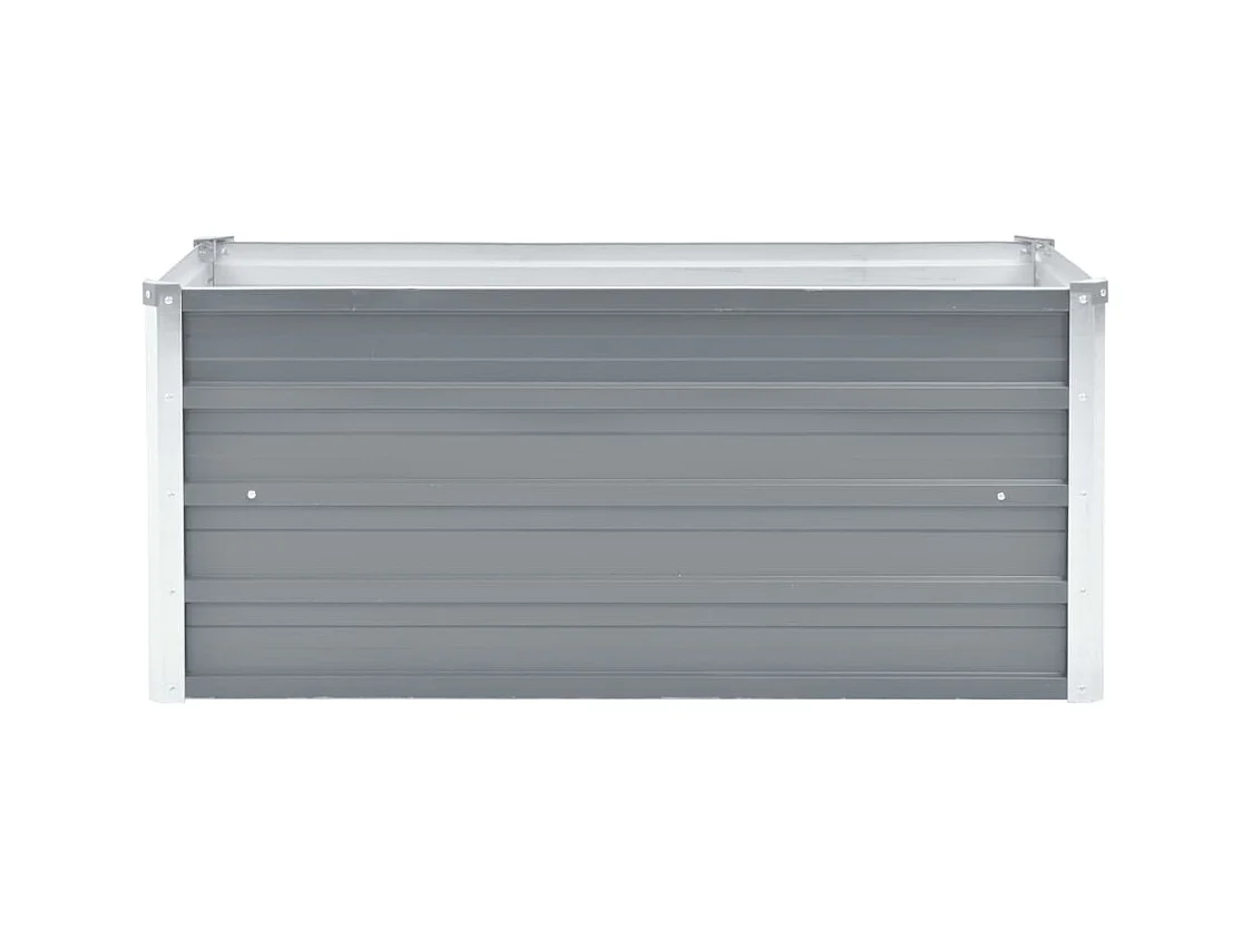 Jardinière lit surélevé plantes grise 100 x 40 x 45 cm 02_0001085
