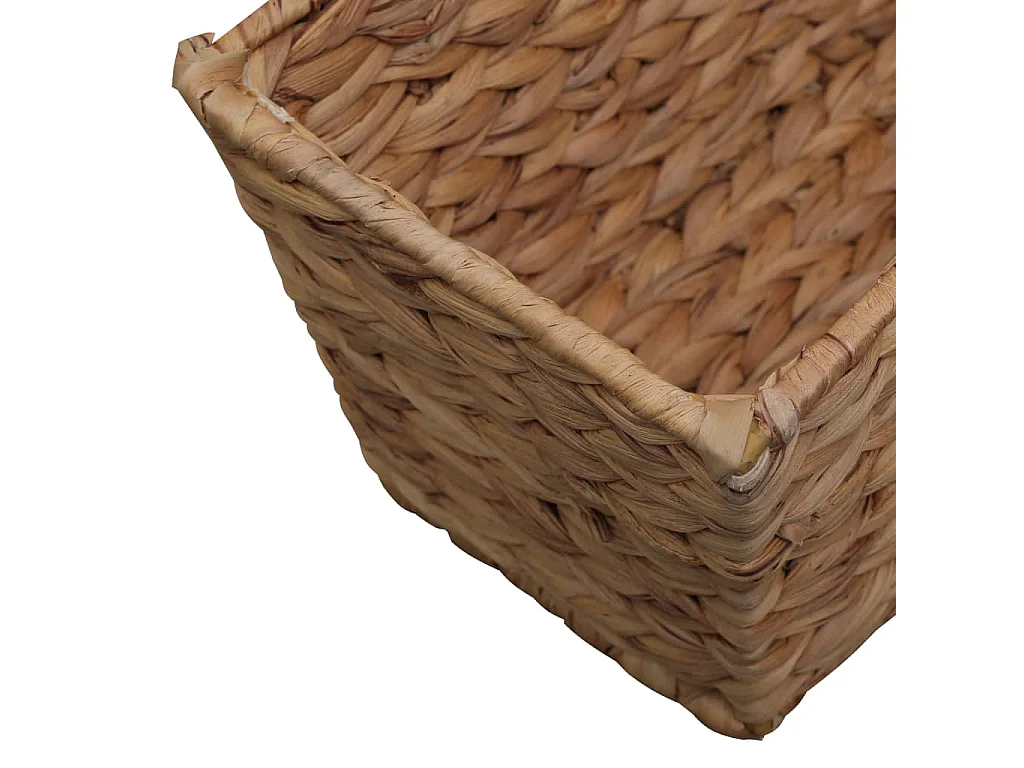 Set di 2 fioriere in giacinto d'acqua 39 cm marrone 02_0000881