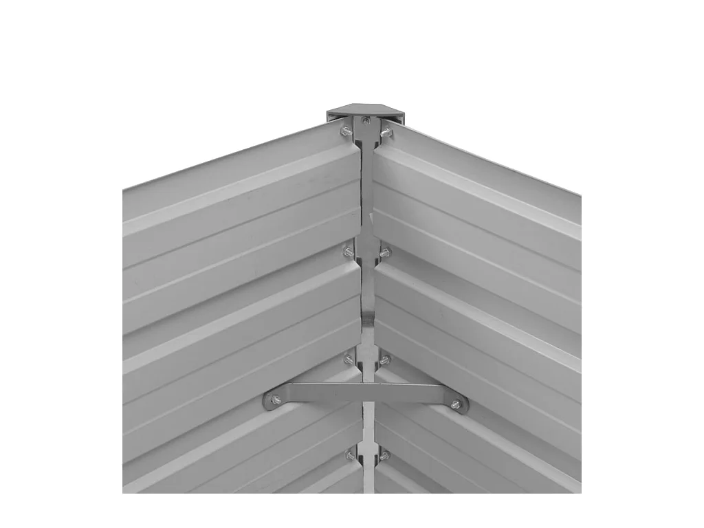 Jardinière lit surélevé plantes marron 100 x 40 x 45 cm 02_0001213