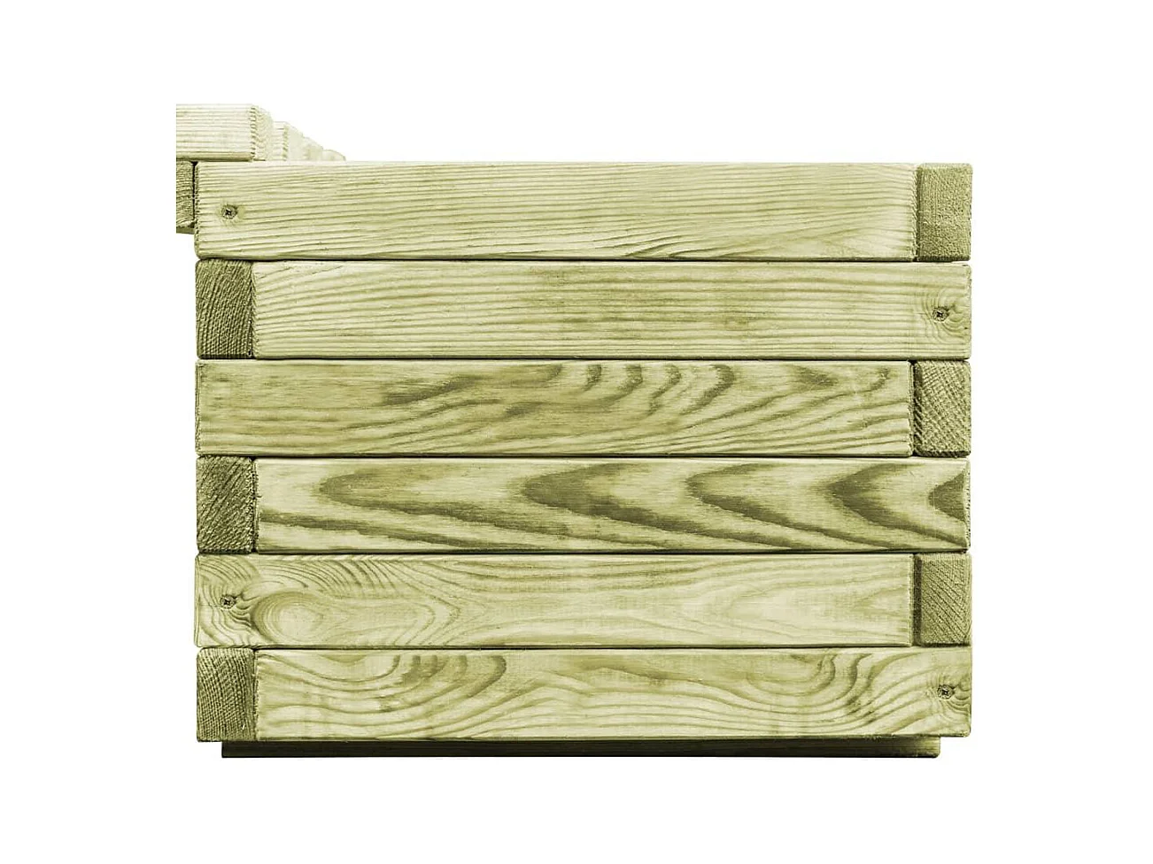 Banc de jardin à bois marron 196 x 196 x 36 cm 02_0001365