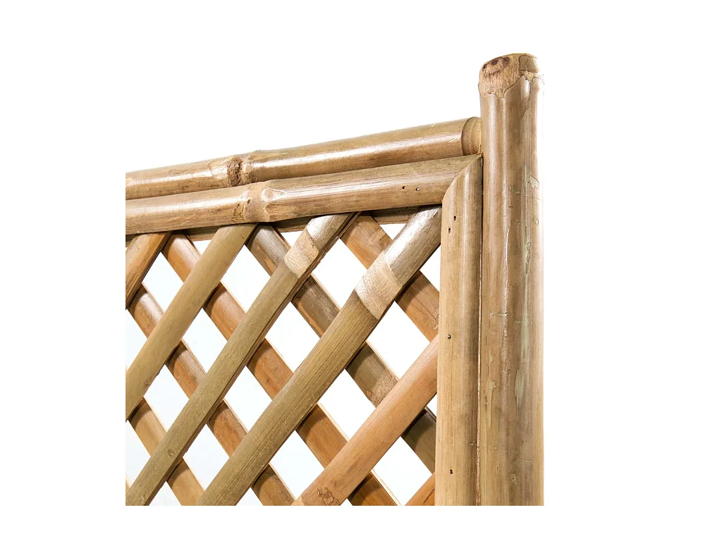 Jardinière lit surélevé plantes bambou marron 40 x 30 x 135 cm 02_0001165