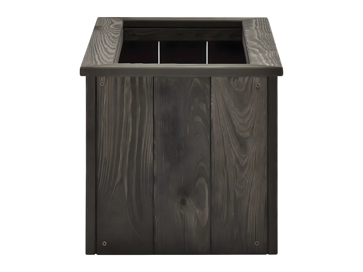 Jardinière lit surélevé plantes bois marron 74 x 32 x 30 cm 02_0001265