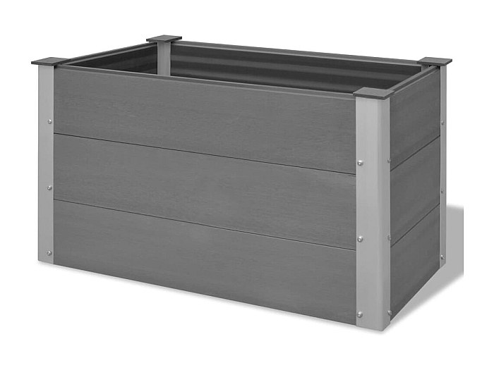 Fioriera Rialzata In Acciaio Corten – 100x50x36 Cm, Antiruggine E Senza Manutenzione, Per Esterni E Balcone