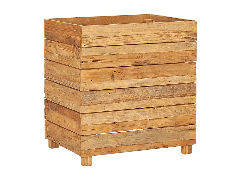 Jardinière lit surélevé plantes marron 50 x 40 x 55 cm 02_0000938