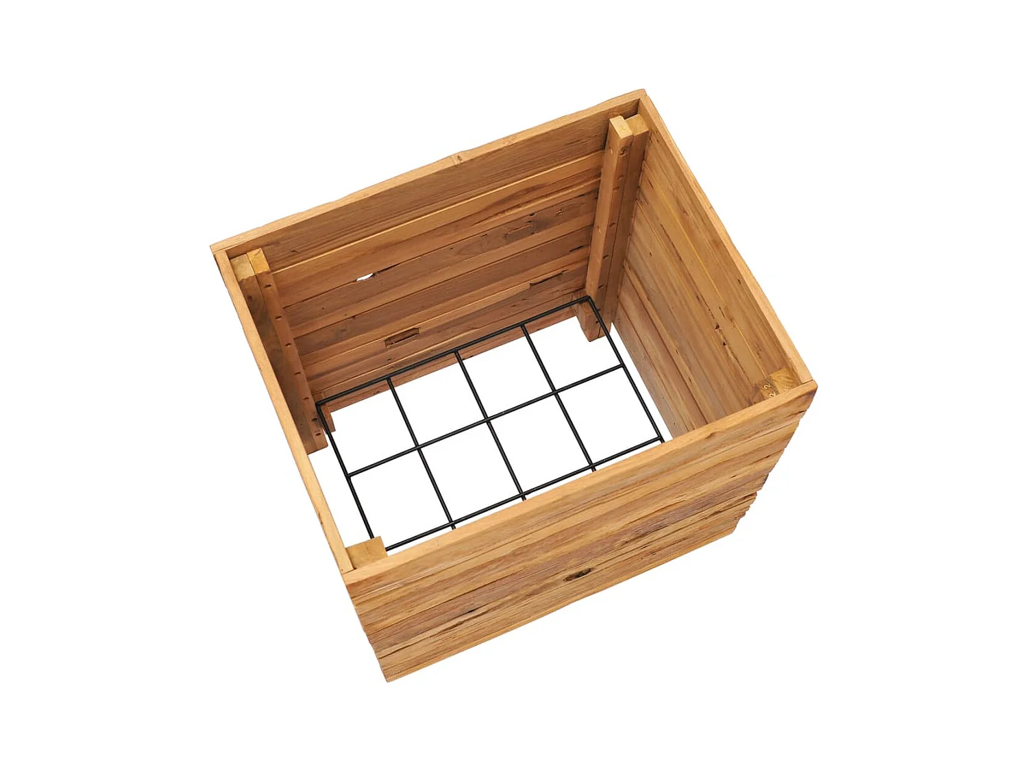 Jardinière lit surélevé plantes marron 50 x 40 x 55 cm 02_0000938