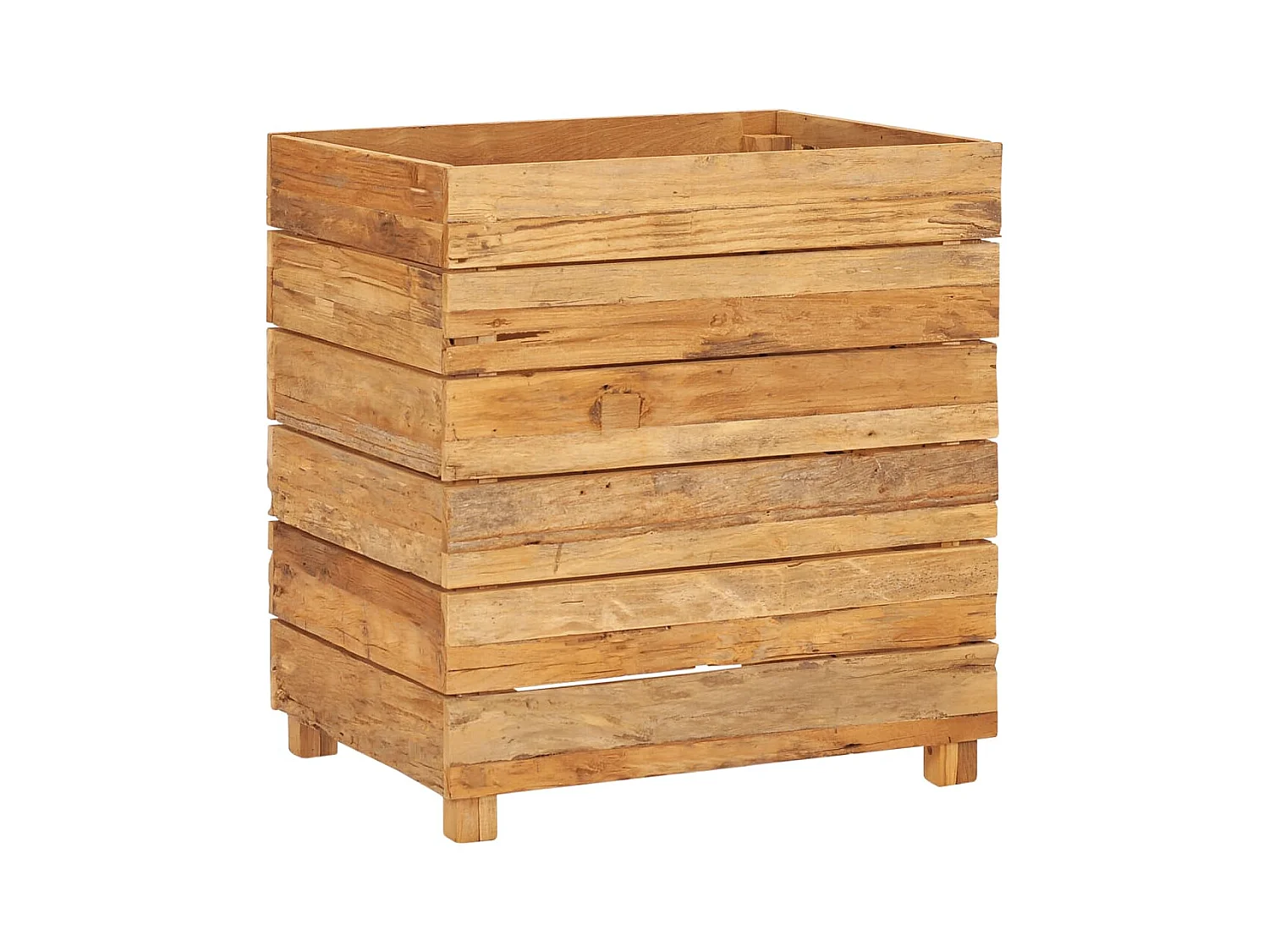 Jardinière lit surélevé plantes marron 50 x 40 x 55 cm 02_0000938