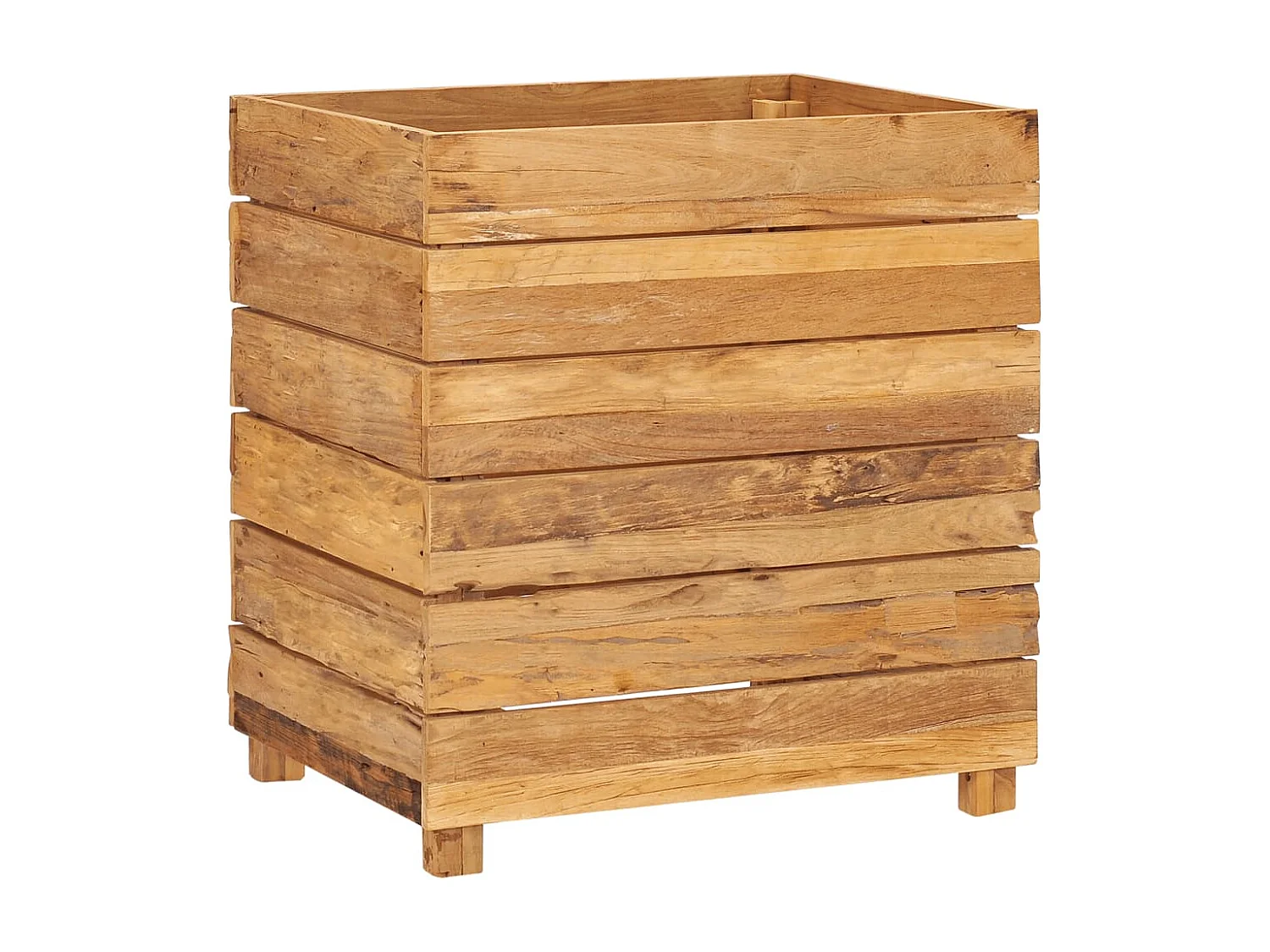 Jardinière lit surélevé plantes marron 50 x 40 x 55 cm 02_0000938