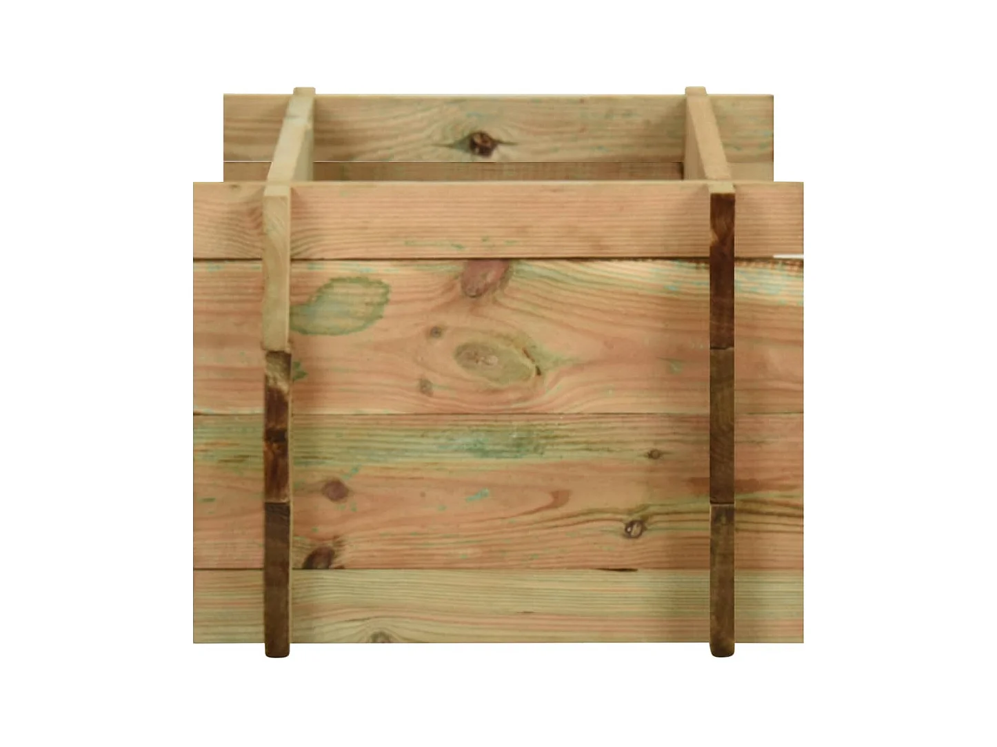 Jardinière surélevée pour légumes bois marron 40 x 40 x 32 cm 02_0000860