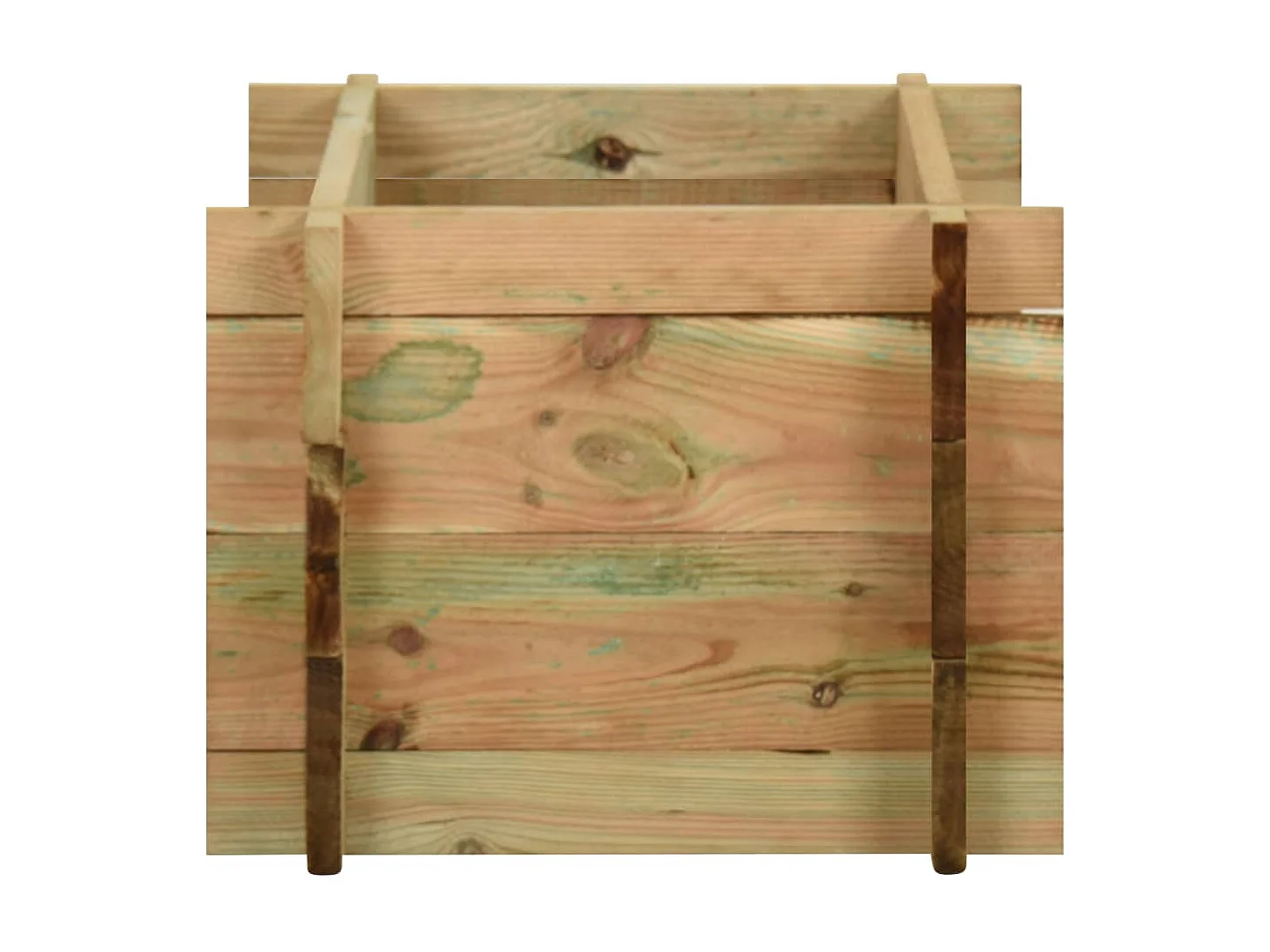 Jardinière surélevée pour légumes bois marron 40 x 40 x 32 cm 02_0000860