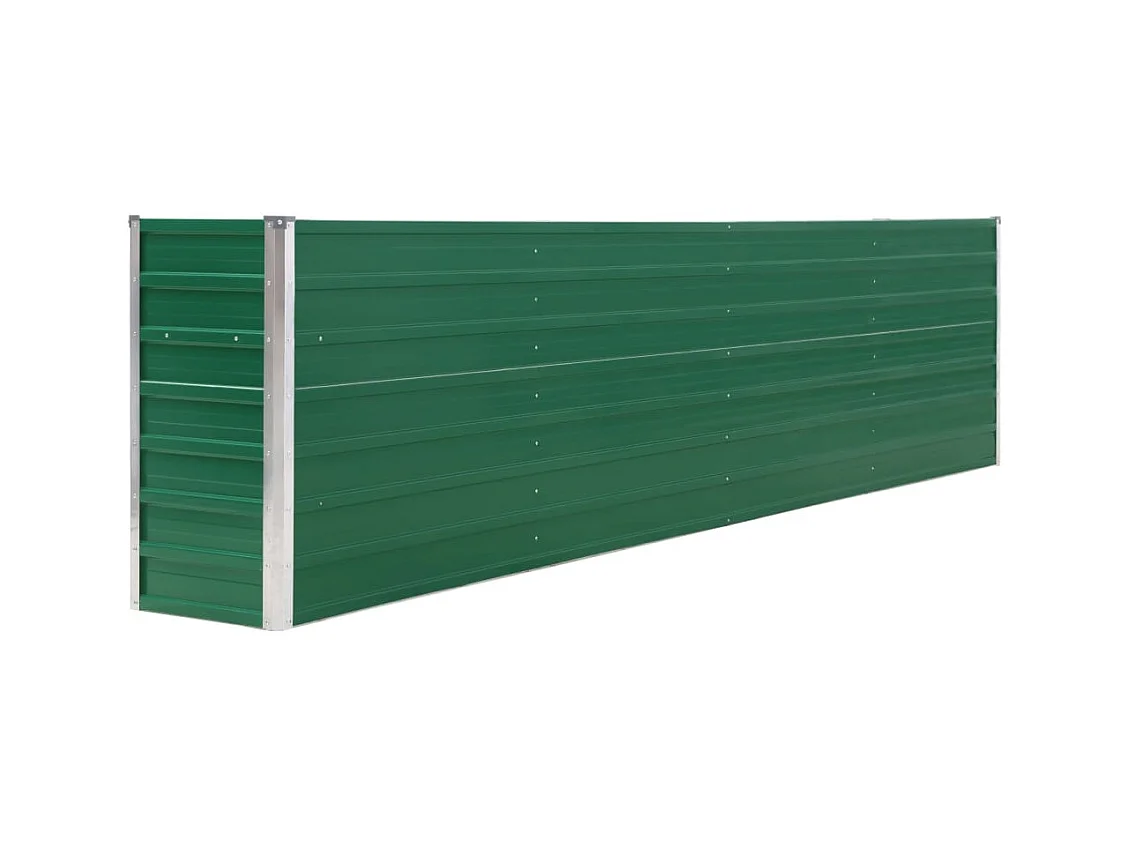 Floreira 320 x 40 x 77 cm aço galvanizado verde 02_0000803