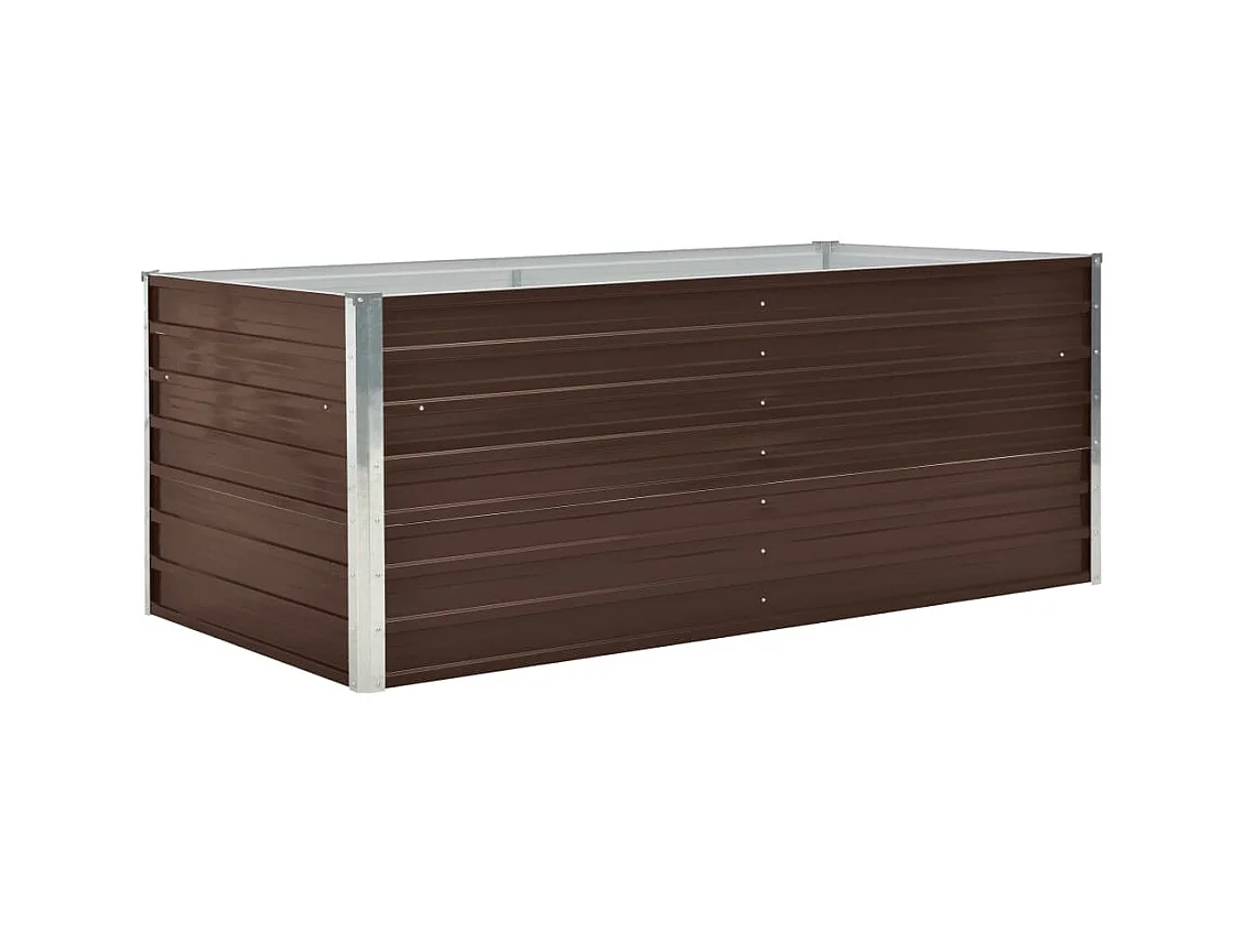 Jardinière 160 x 80 marron 160 x 80 x 45 cm 02_0000794