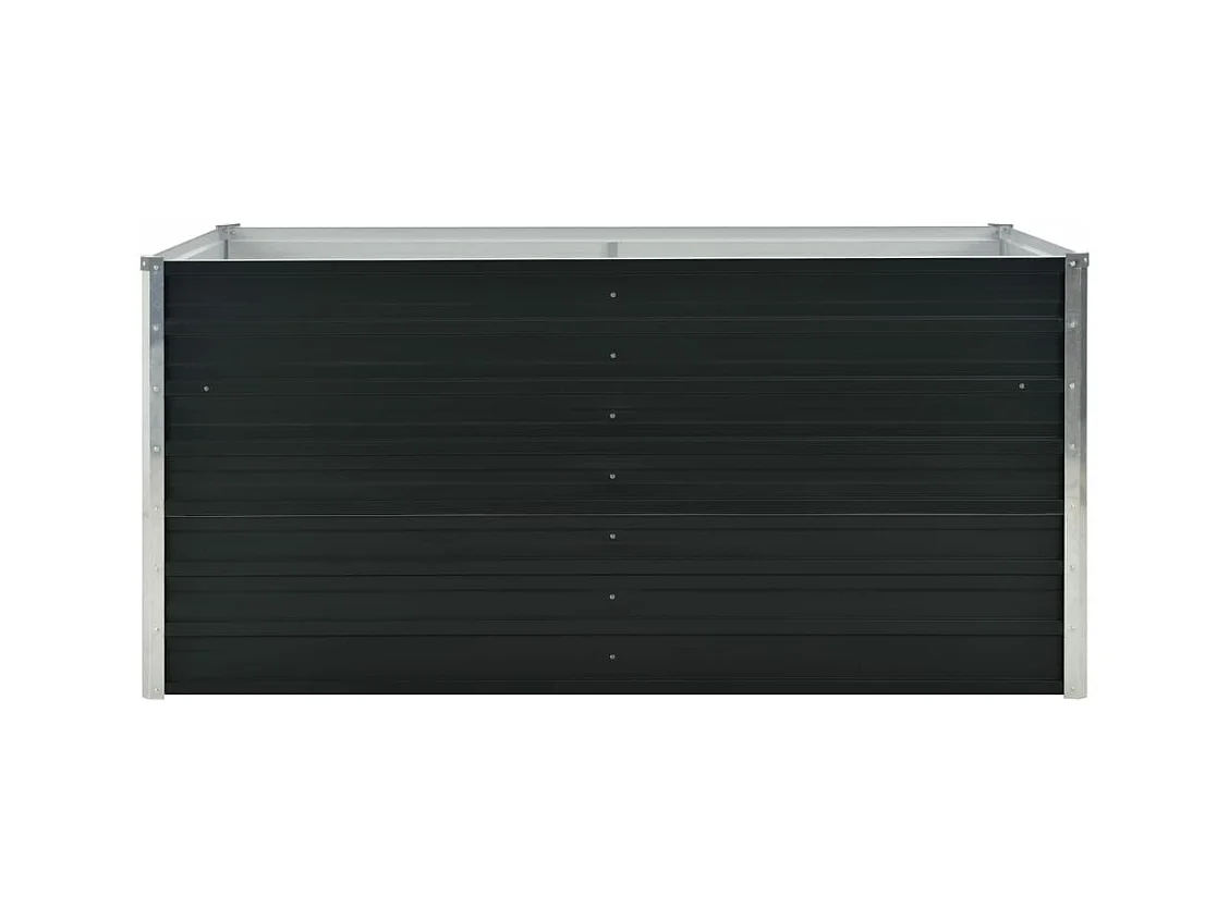 Jardinière surélevée anthracite 160 160 x 80 x 77 cm 02_0000855