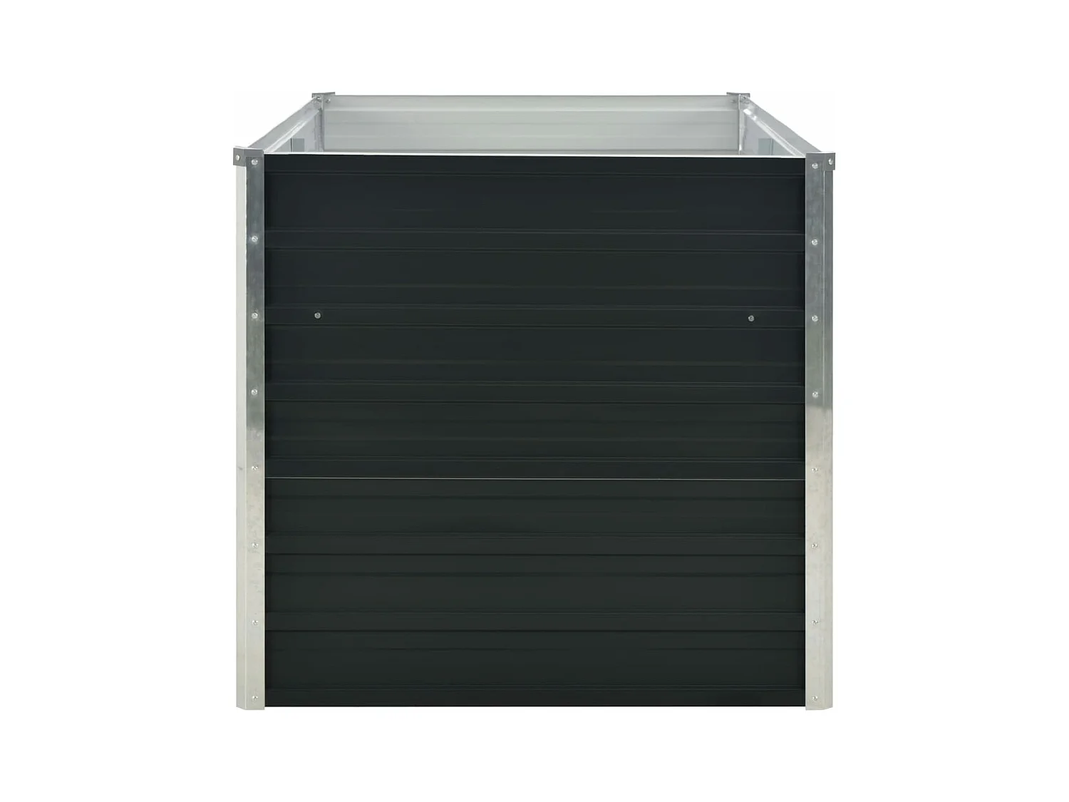 Jardinière surélevée anthracite 160 160 x 80 x 77 cm 02_0000855