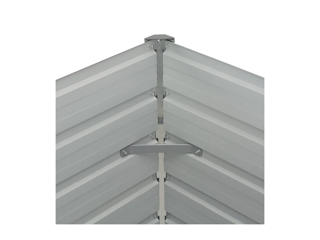 Jardinière surélevée anthracite 160 160 x 80 x 77 cm 02_0000855