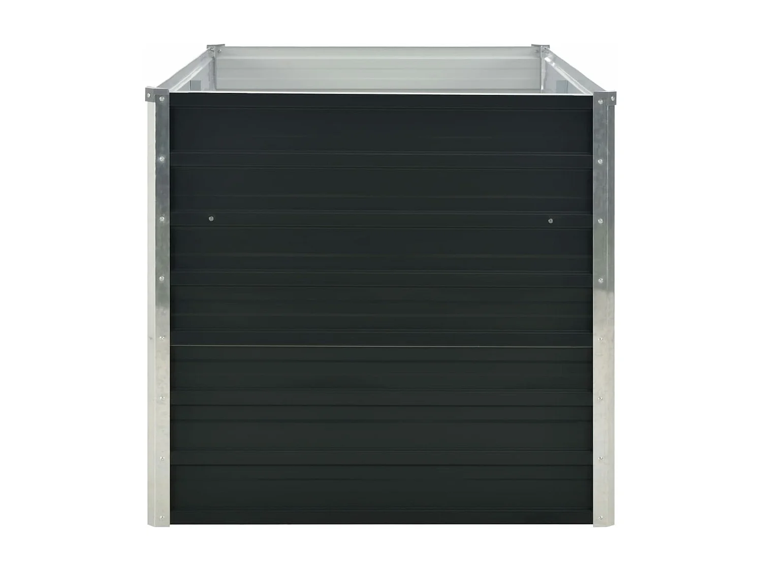 Jardinière surélevée anthracite 160 160 x 80 x 77 cm 02_0000855