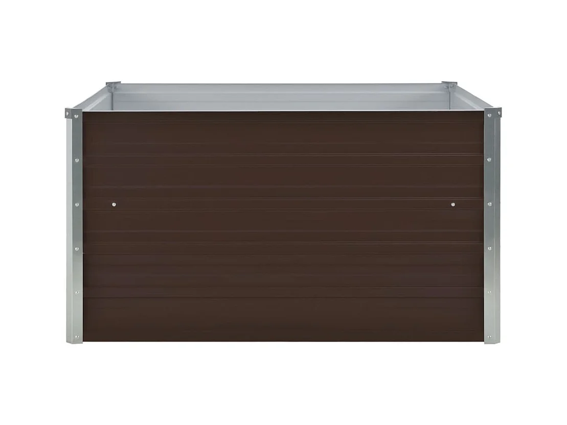 Jardinière 100 x 100 marron 100 x 100 x 45 cm 02_0000785