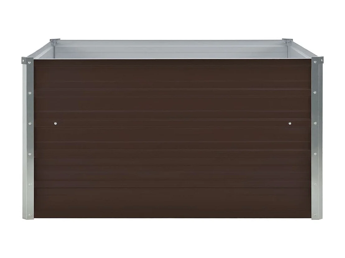 Jardinière 100 x 100 marron 100 x 100 x 45 cm 02_0000785