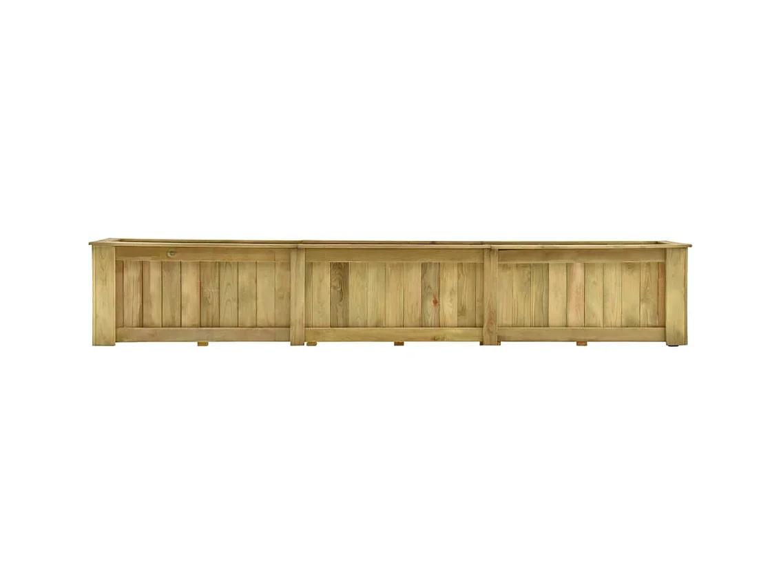 Jardinière surélevée 291 x bois marron 291 x 50 x 50 cm 02_0000846