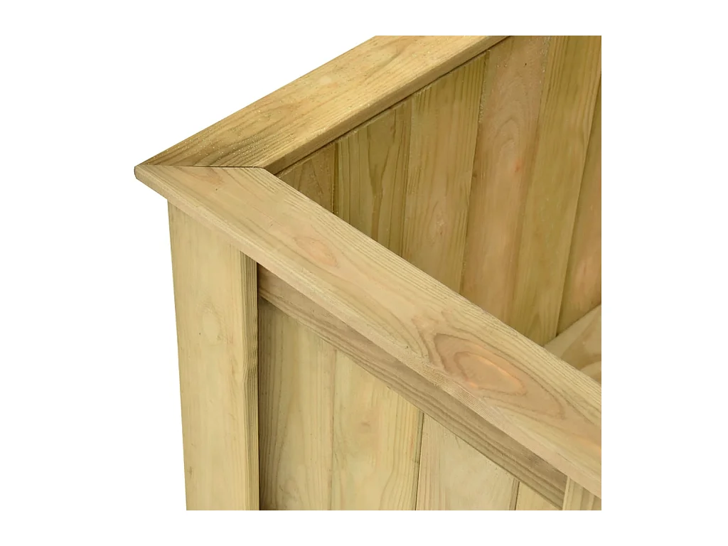 Jardinière surélevée 291 x bois marron 291 x 50 x 50 cm 02_0000846