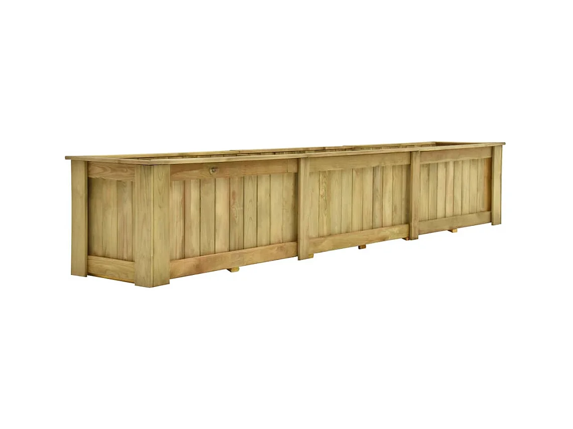 Jardinière surélevée 291 x bois marron 291 x 50 x 50 cm 02_0000846