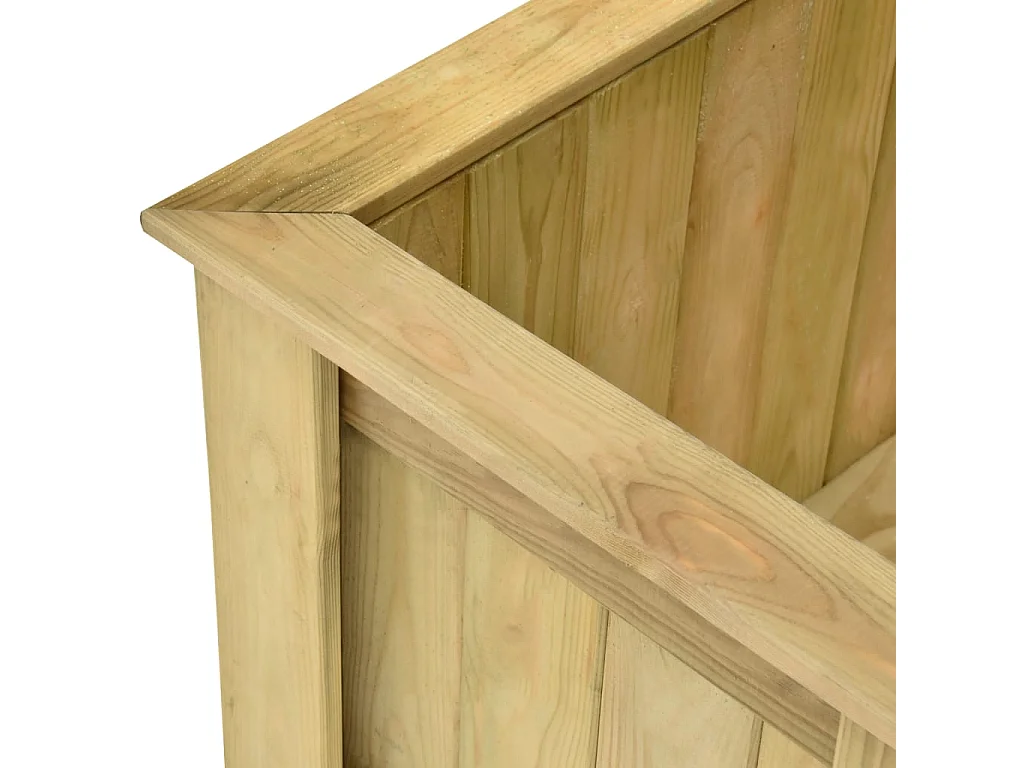 Jardinière surélevée 291 x bois marron 291 x 50 x 50 cm 02_0000846