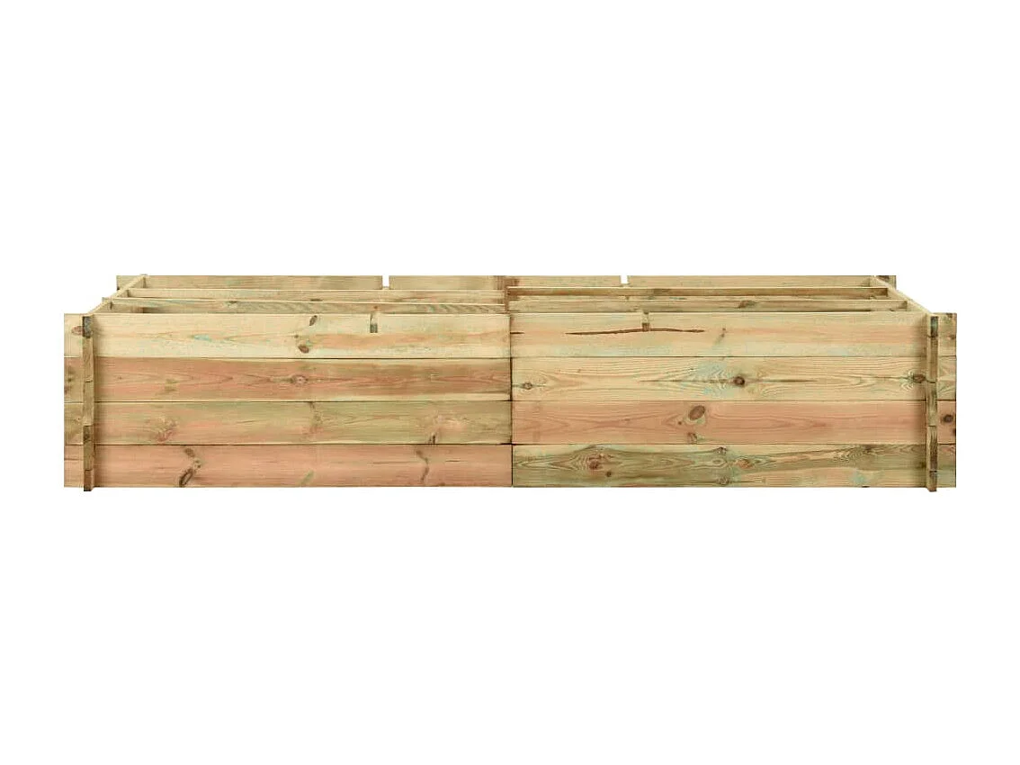 Jardinière pour légumes bois bois marron 197 x 100 x 40 cm 02_0000838