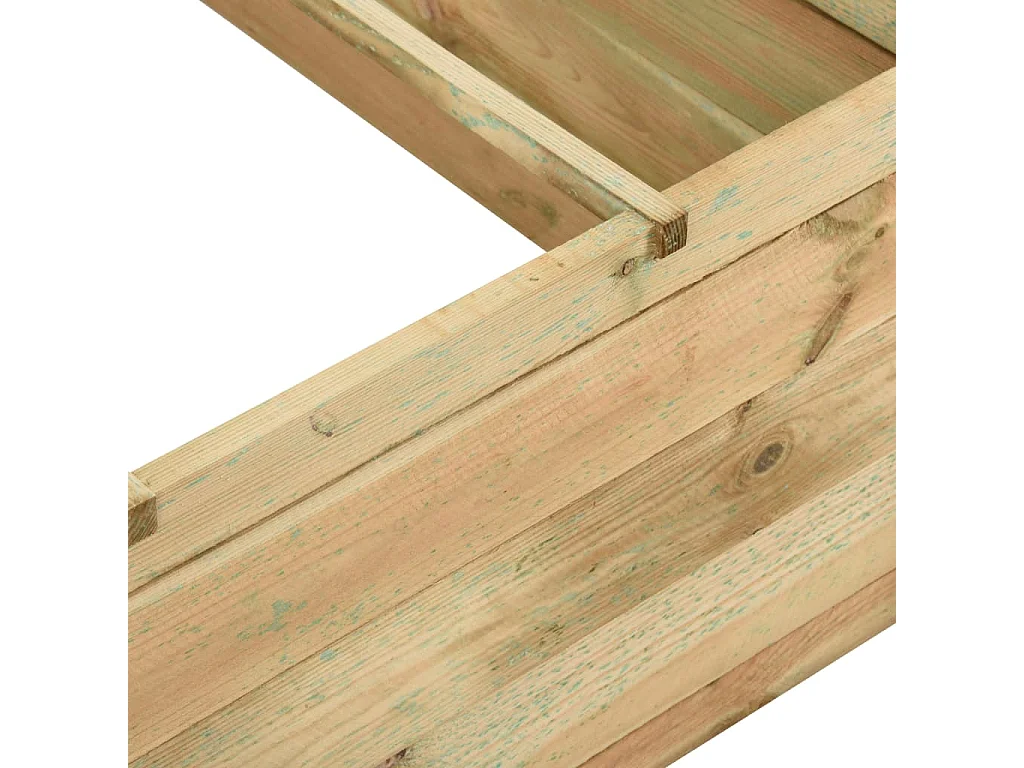 Jardinière pour légumes bois bois marron 197 x 100 x 40 cm 02_0000838