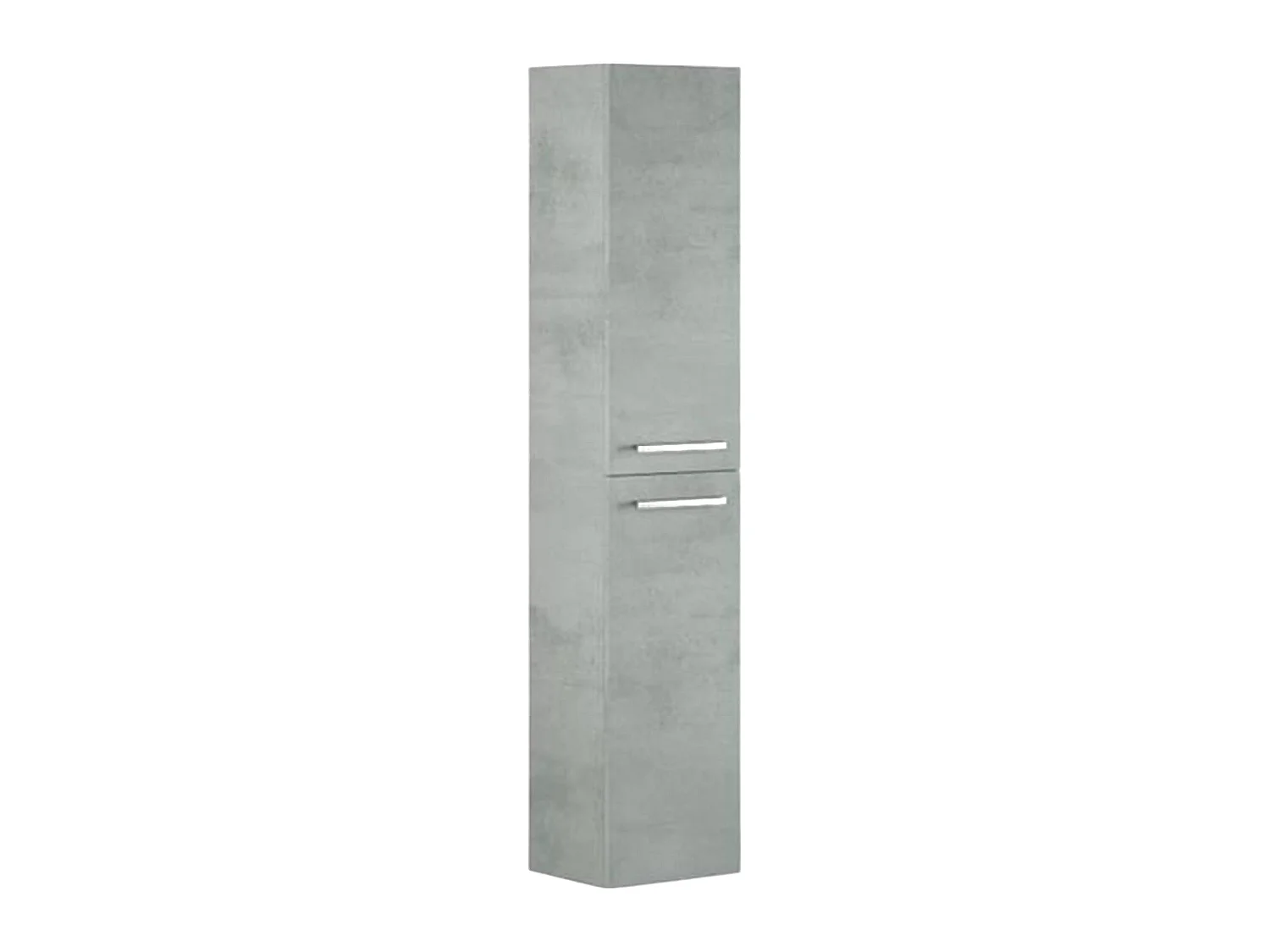 Dmora Kolomkast Alexandria 25x30x150h cm Grijs Cement 2 Verstelbare Planken, Deur opent zijwaarts