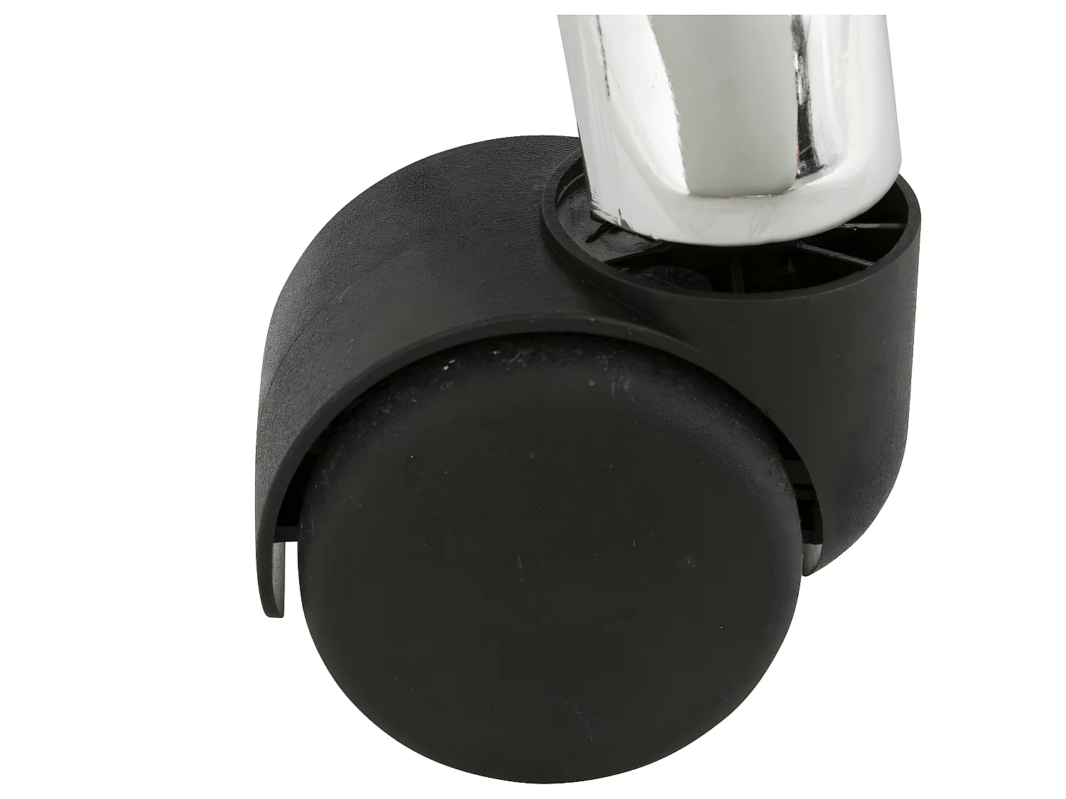 Chaise de bureau en velours côtelé Gris et pieds en métal