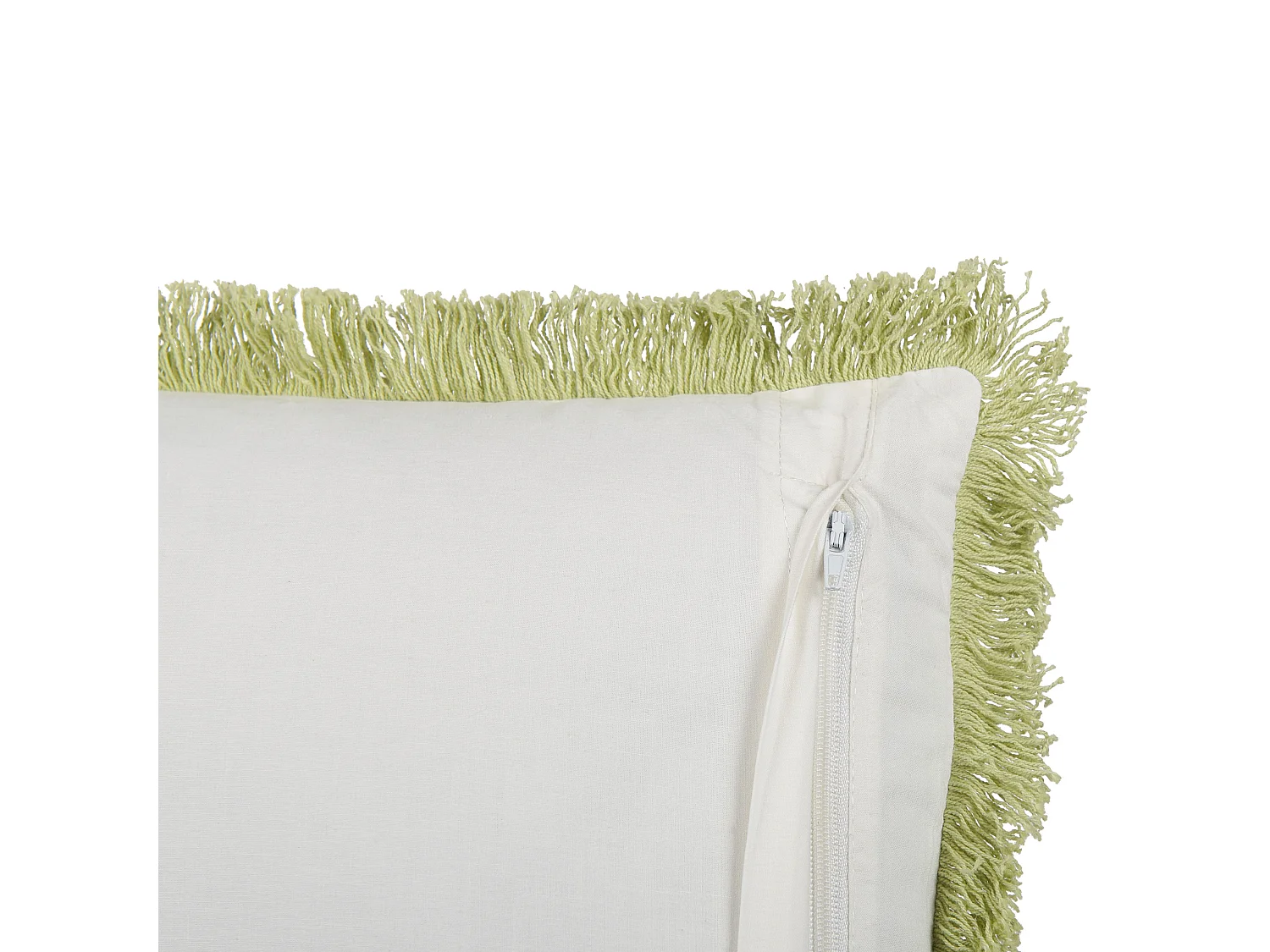 Dekokissen FILIX Baumwolle 45 x 45 cm Grün Blumenmuster