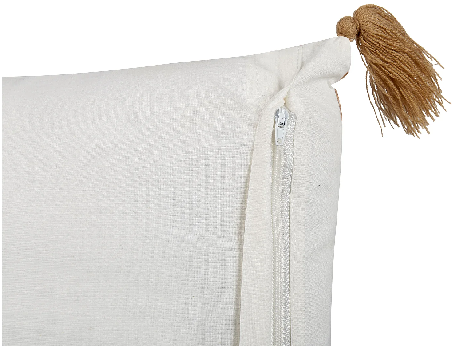 Coussin MALUS Coton 45 x 45 cm Marron clair Motif oriental