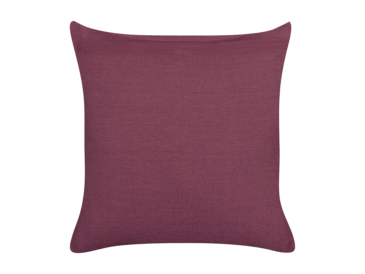 Lot de 2 coussins décoratifs SAGINA Lin 45 x 45 cm Pourpre Unicolore