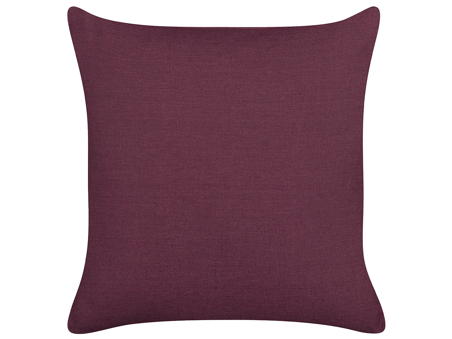 Set van 2 decoratieve kussens SAGINA Linnen 45 x 45 cm Paars Effen