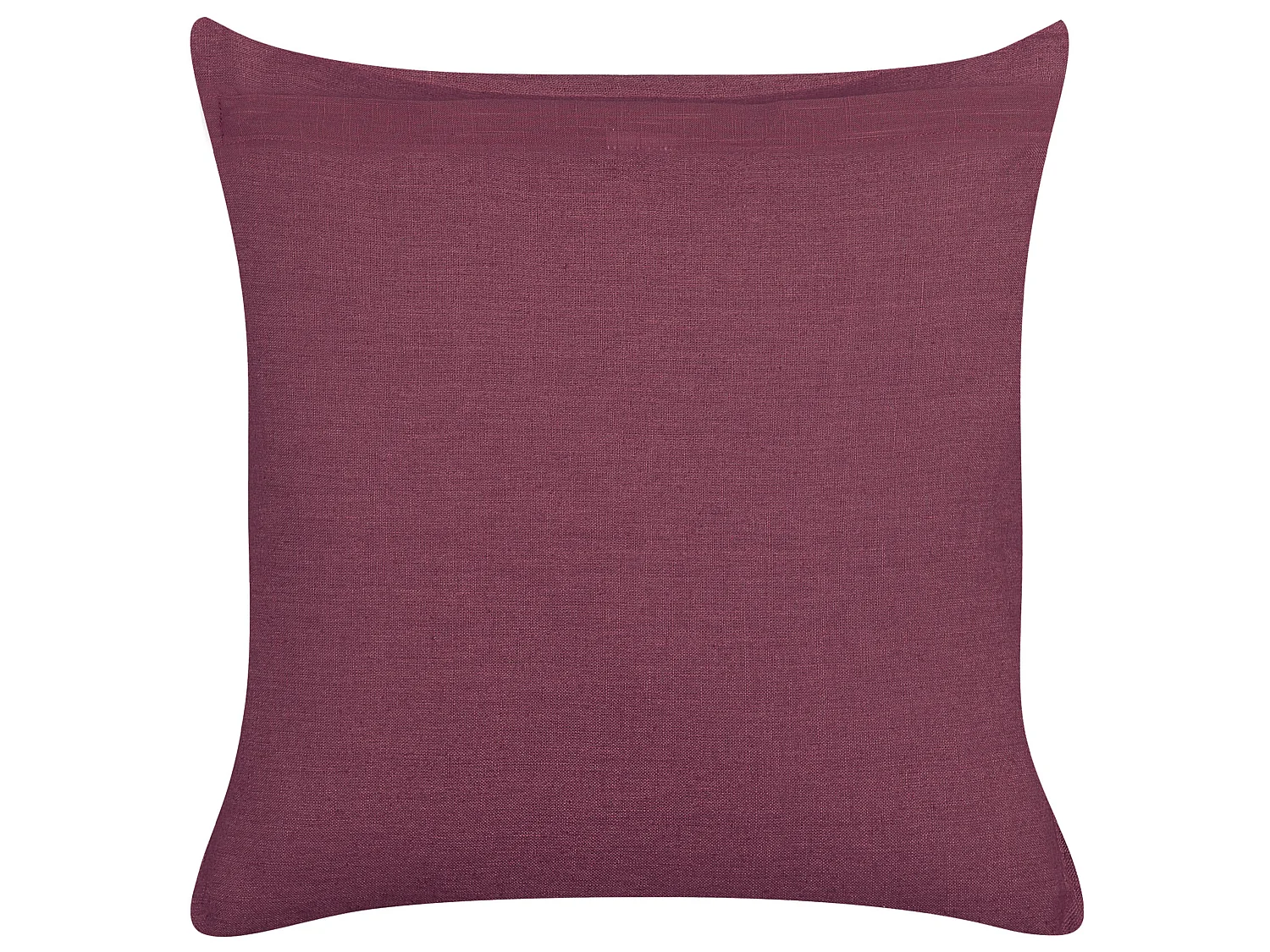 Set van 2 decoratieve kussens SAGINA Linnen 45 x 45 cm Paars Effen