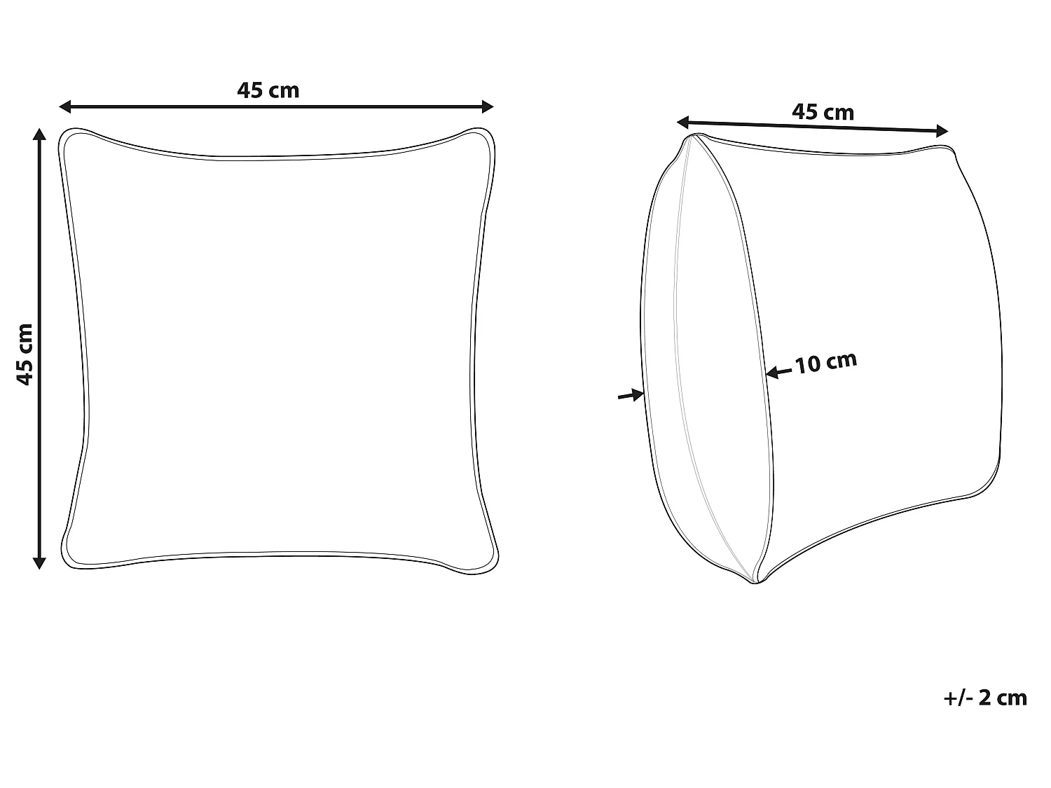Sierkussen RHEUM Fluweel 45 x 45 cm Geel Bloempatroon