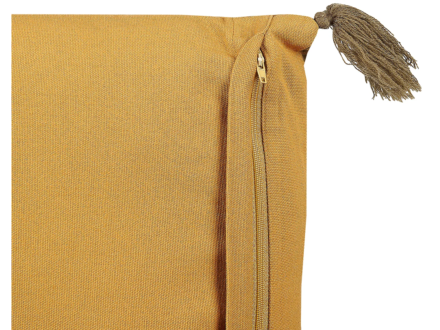 Coussin RHEUM Velours 45 x 45 cm Jaune Motif floral