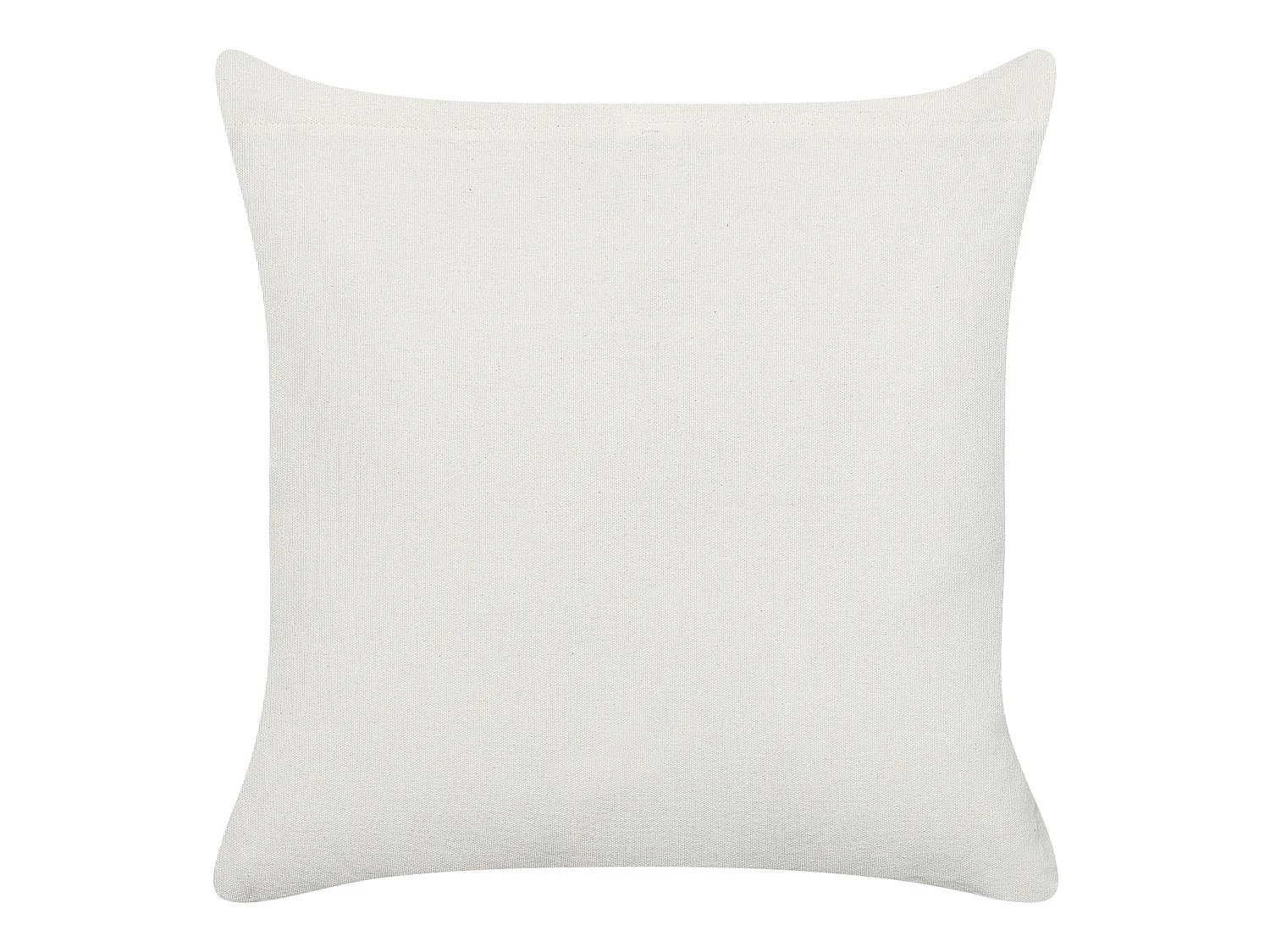 Zestaw 2 poduszek dekoracyjnych WOODI Bawełna 45 x 45 cm Żółty Biały Wzór geometryczny