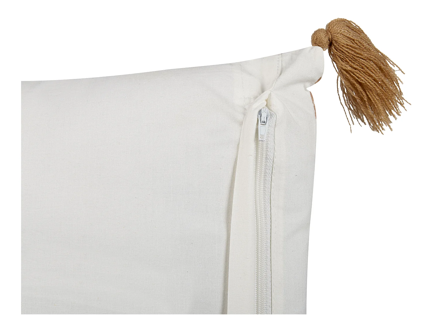 Zestaw 2 poduszek dekoracyjnych MALUS Bawełna 45 x 45 cm Jasnobrązowy Wzór orientalny