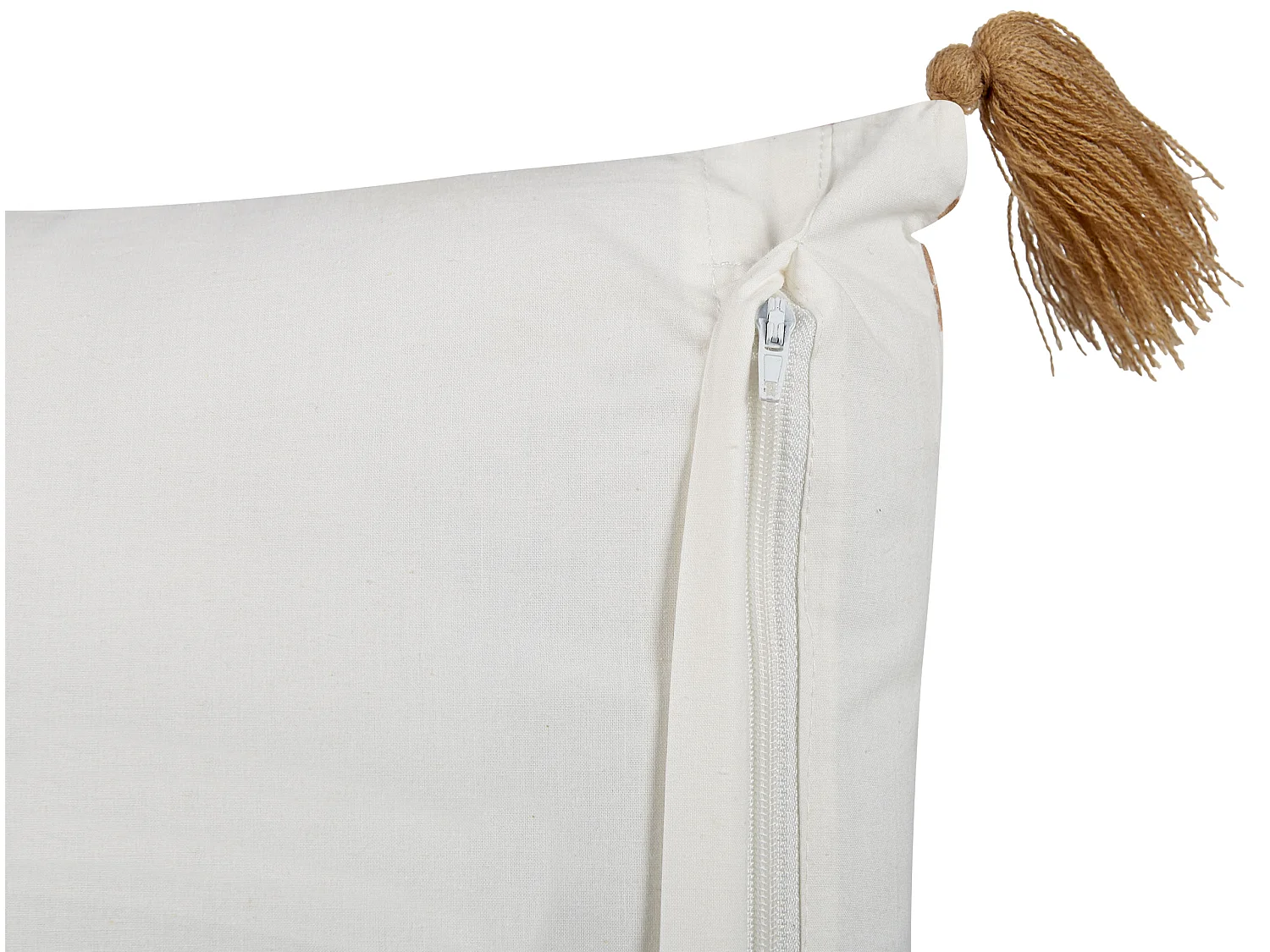 Zestaw 2 poduszek dekoracyjnych MALUS Bawełna 45 x 45 cm Jasnobrązowy Wzór orientalny