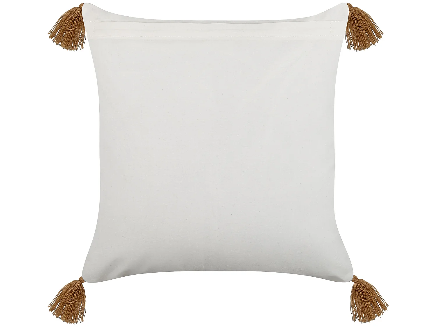 Lot de 2 coussins décoratifs MALUS Coton 45 x 45 cm Marron clair Motif oriental