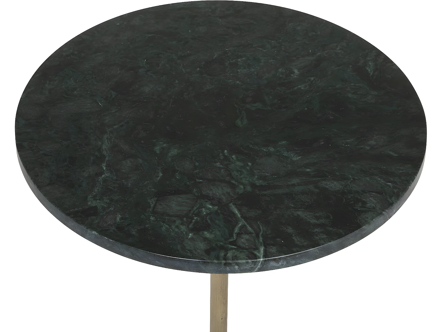 Table d'appoint Table à café en Marbre Vert Cèdre H 58 cm