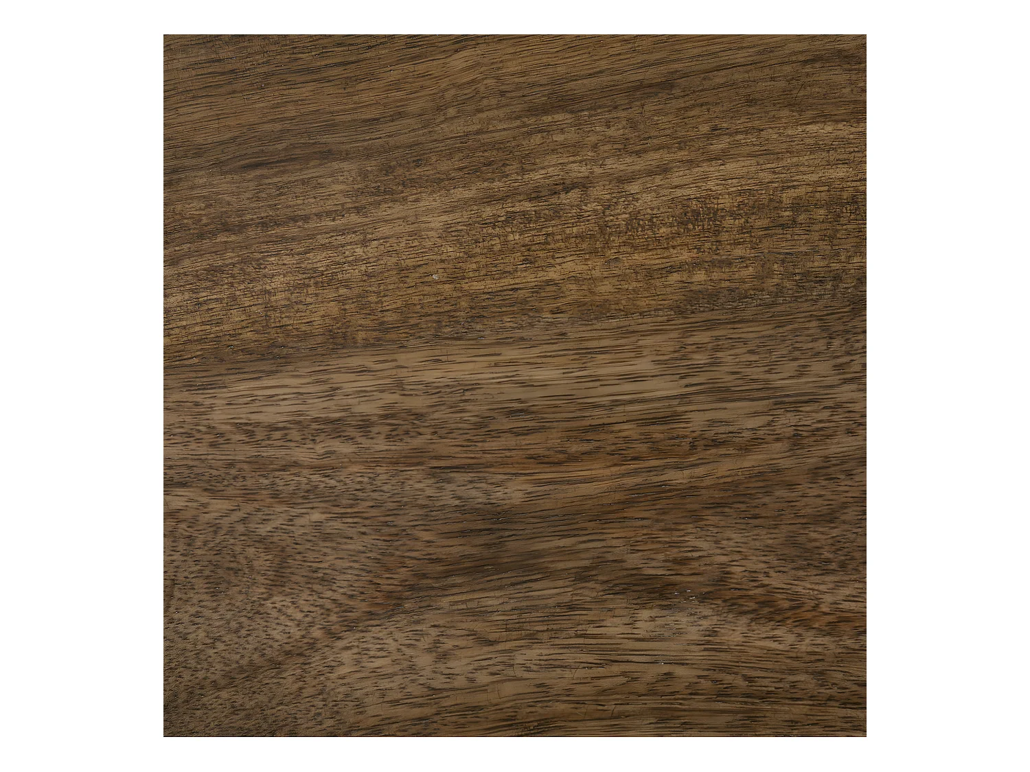 Table d'appoint Table à café en Marbre Beige et Bois de Manguier H 69 cm