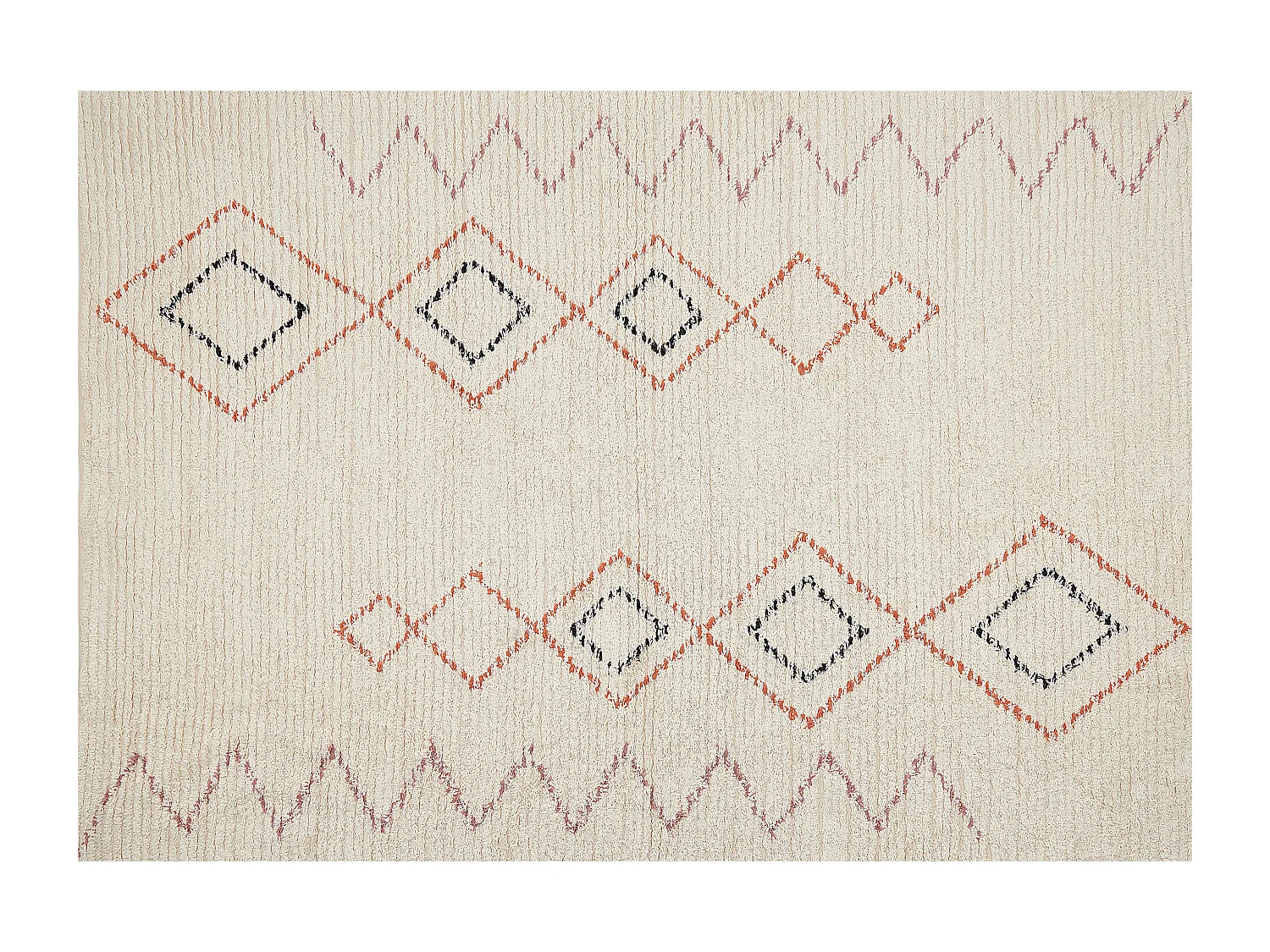 Tapis GUWAHATI Beige 160 x 230 cm Coton