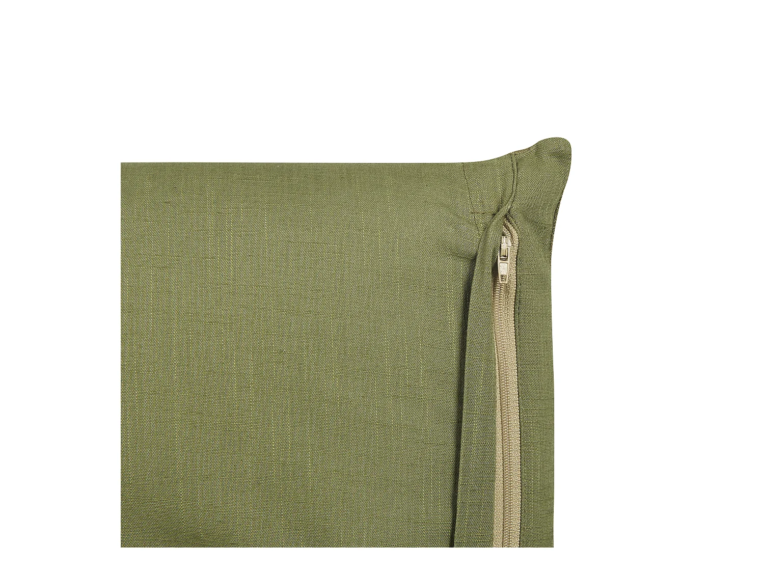 Set di 2 cuscini SAGINA Lino 45 x 45 cm Verde Tinta unita