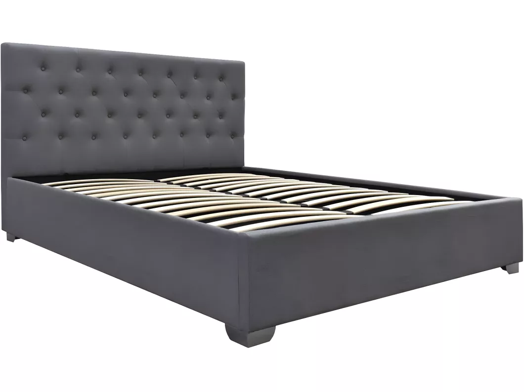 Kauf Unique Doppelbett mit Stauraum "TINO" - 160 × 200 cm - Grau