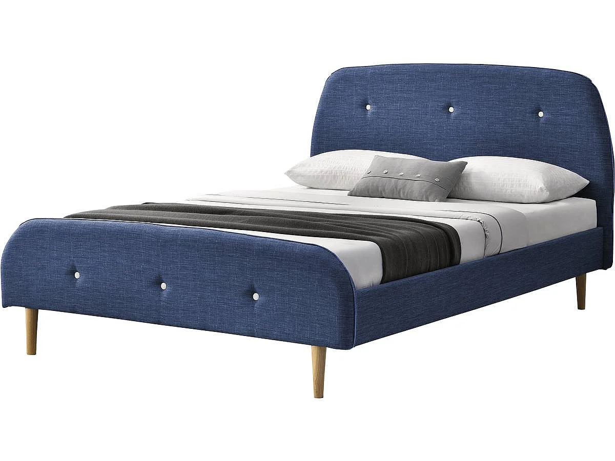 Lit "Nancy" - 180 x 200 cm - Bleu