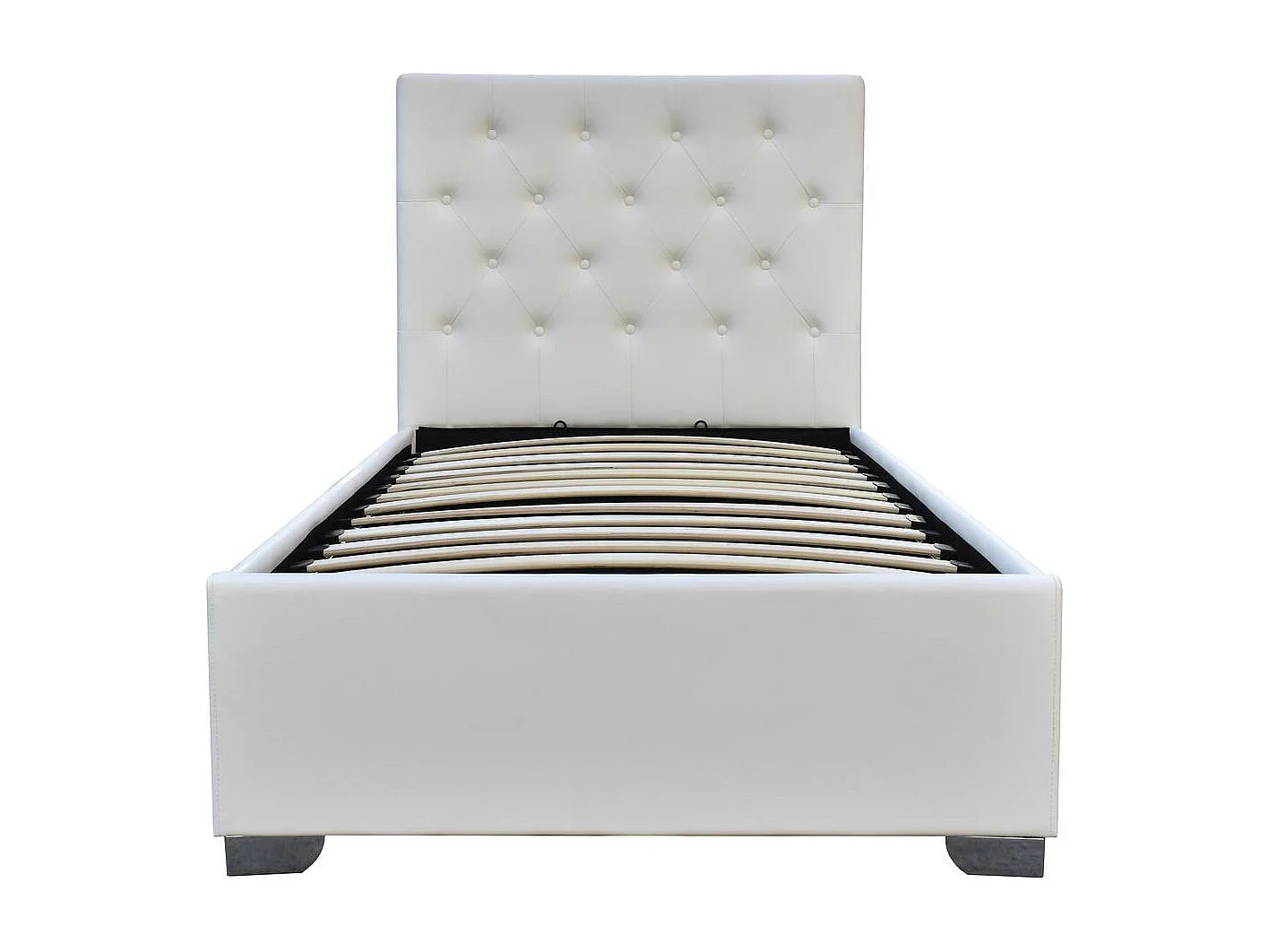 Einzelbett mit Bettkasten "Tino" - 90 x 190 cm - Weiß