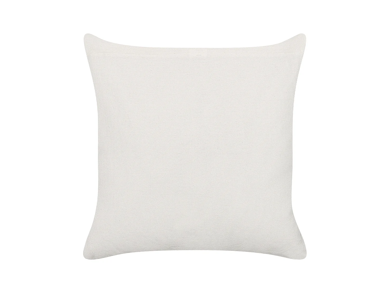 Poduszka dekoracyjna WOODI Bawełna 45 x 45 cm Żółty Wzór geometryczny