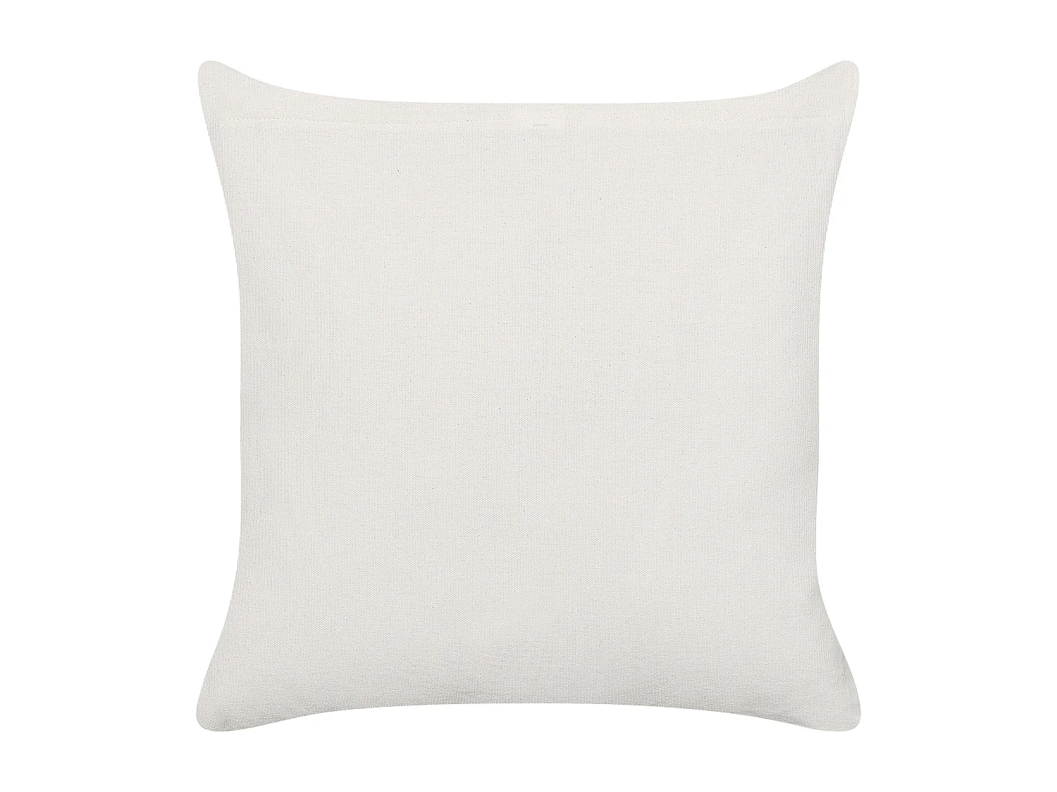 Almofada decorativa WOODI Algodão 45 x 45 cm Amarelo Padrão geométrico