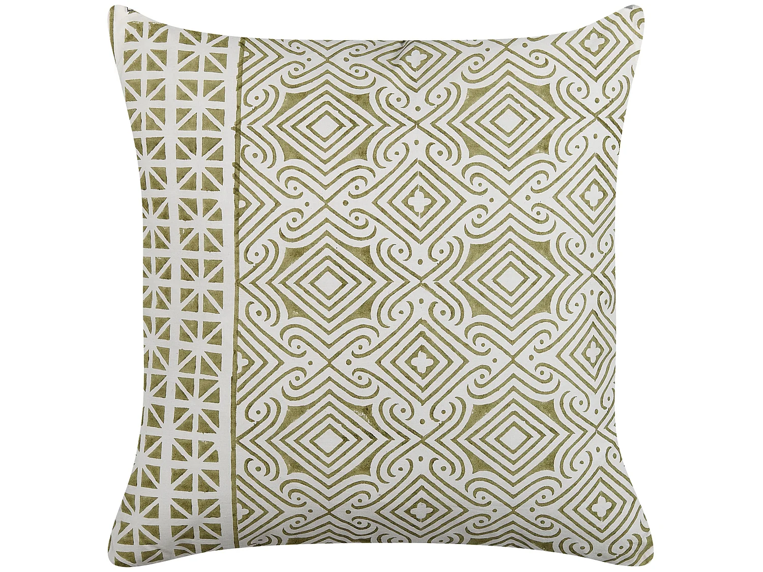 Dekokissen 2er Set LARICS Baumwolle 45 x 45 cm Grün Orientalisches Muster